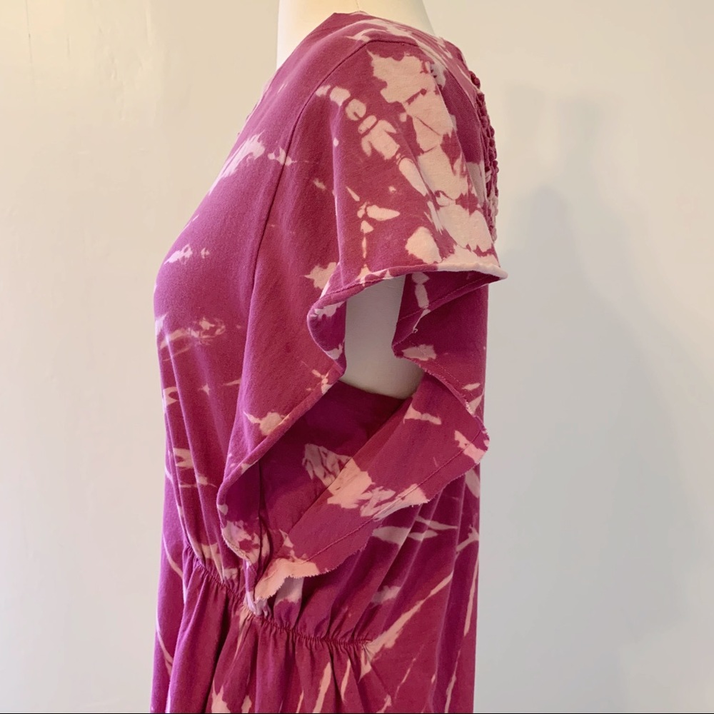 EARTHBOUND Purple Tie‎ Dye Batwing Shirt Medium - Picture 3 of 9